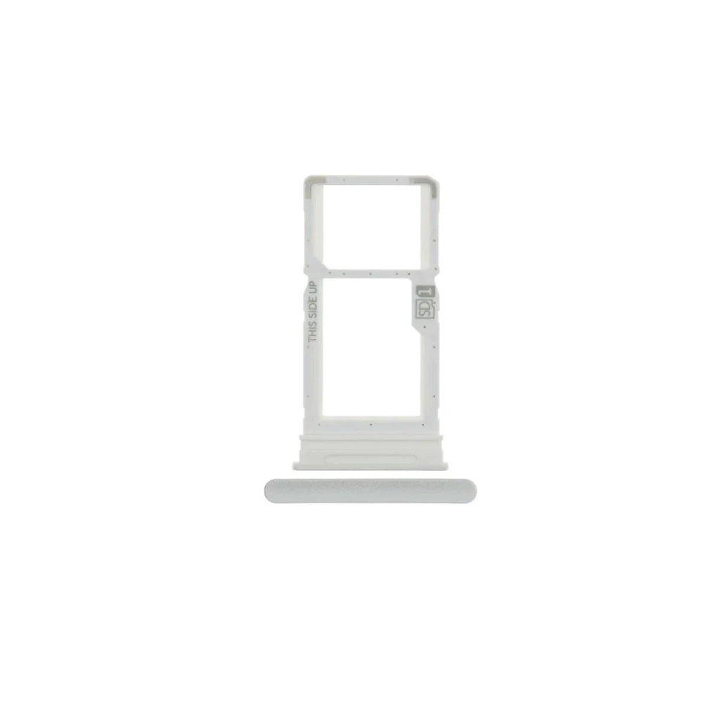 For Motorola Moto G 5G Replacement Sim Card Tray (Frosted Silver) E-Tech61