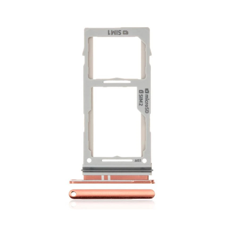 For Samsung Galaxy S10 S10 Plus Replacement Dual Sim Card Tray (Flamingo Pink) E-Tech61