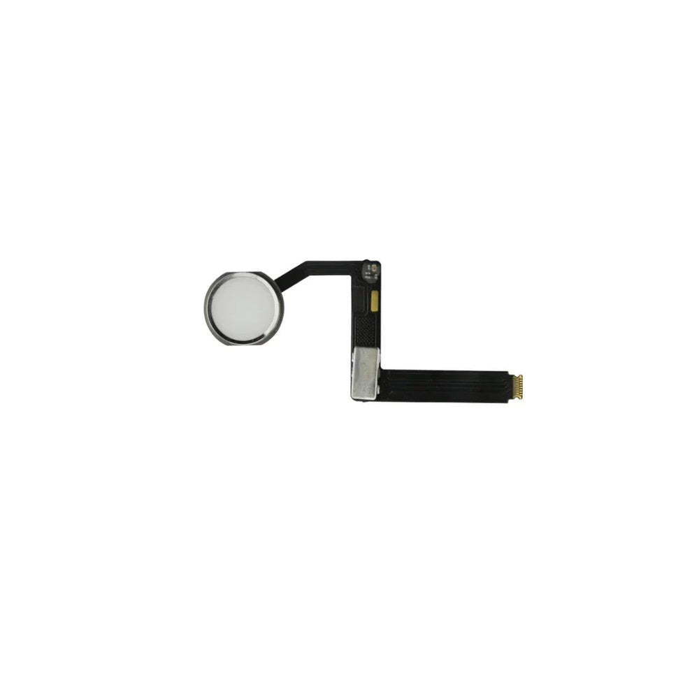 For Apple iPad Pro 9.7" Replacement Home Button Flex (White/Silver) E-Tech61