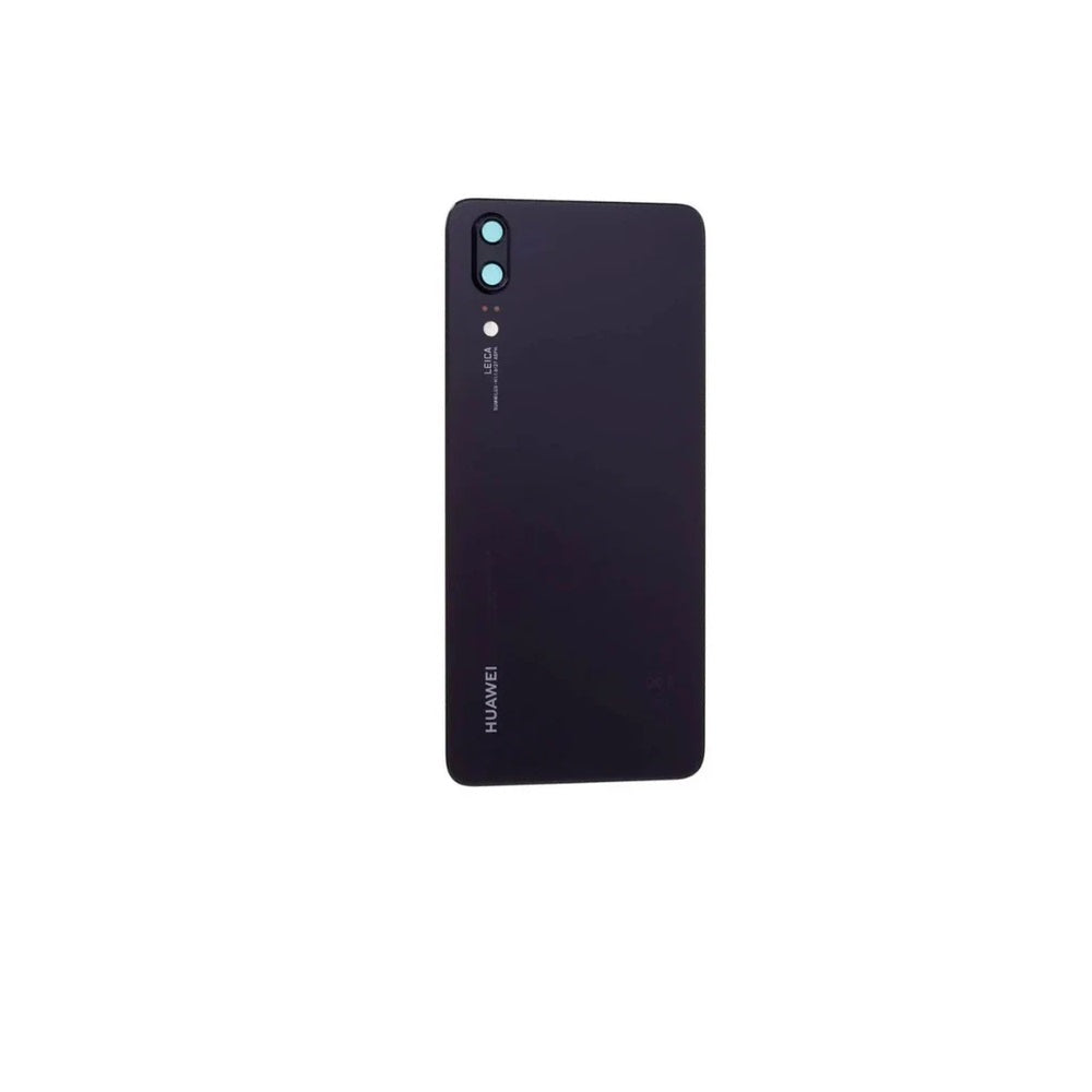 For Huawei P20 Replacement Rear Battery Cover Inc Lens with Adhesive (Black) E-Tech61