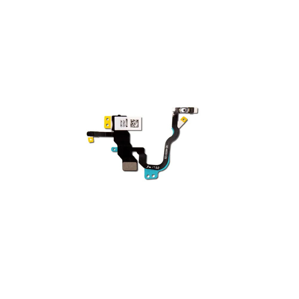 For Apple iPhone X Replacement Power and Top Microphone Flex with Flash E-Tech61
