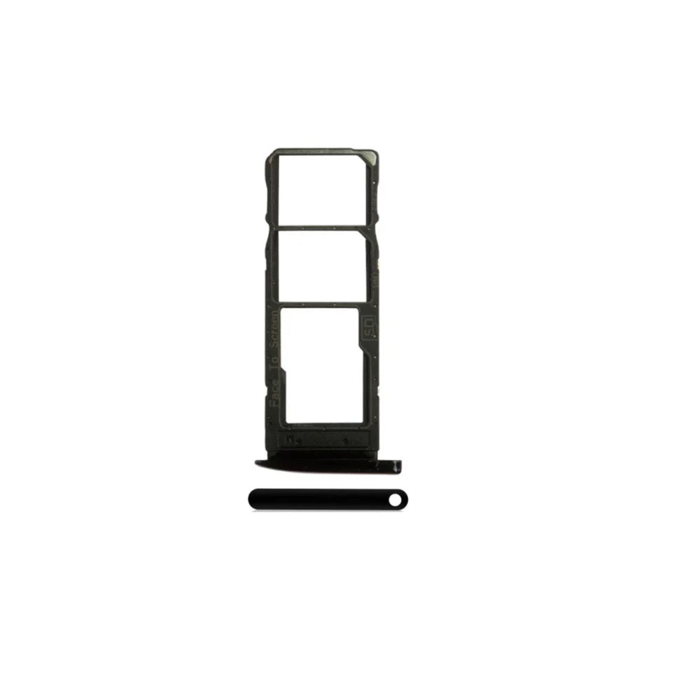 For Motorola Moto G7 Replacement Dual Sim Card Tray (Black) E-Tech61
