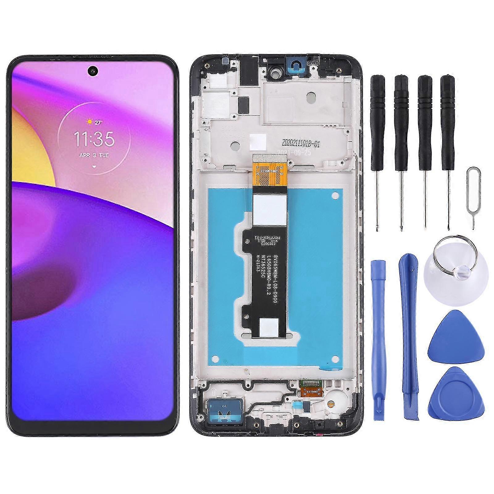 Motorola Moto E30 LCD Screen & Touch Digitizer Assembly With Frame