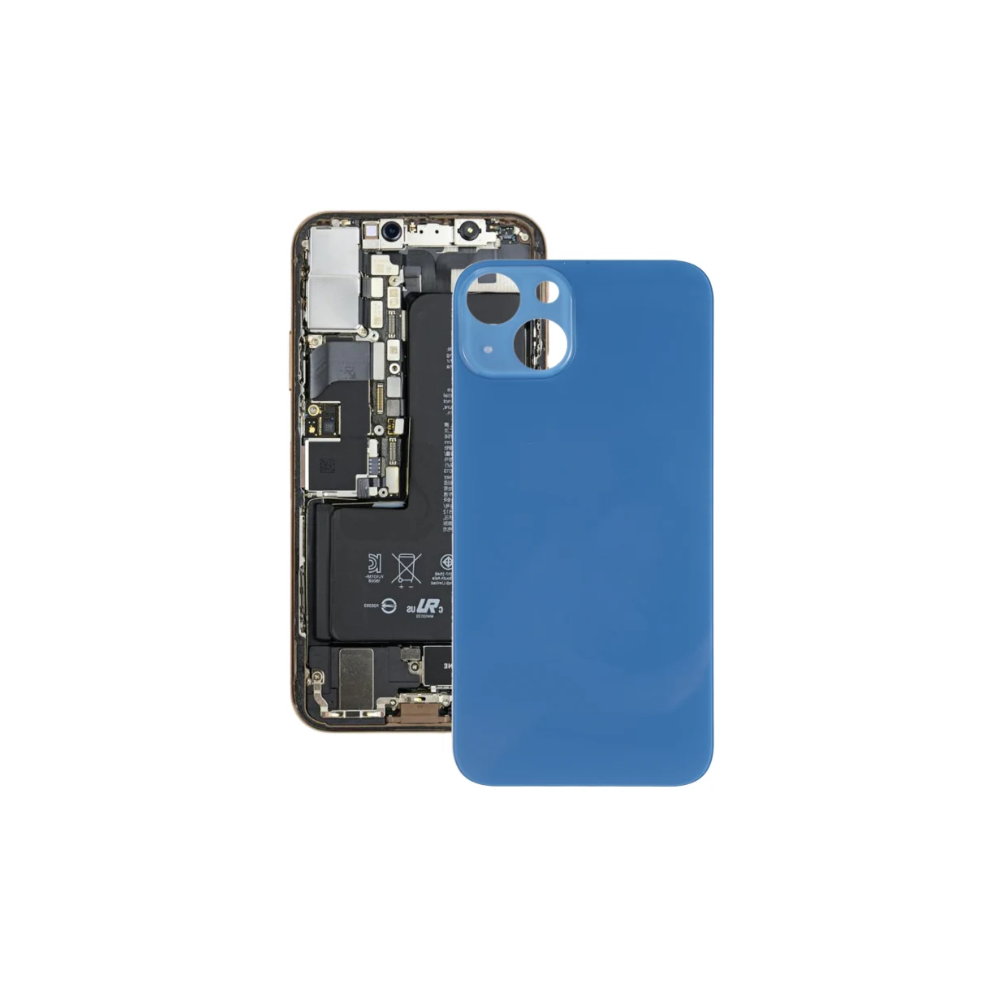 For Apple iPhone 13 Replacement Back Glass (Blue) E-Tech61
