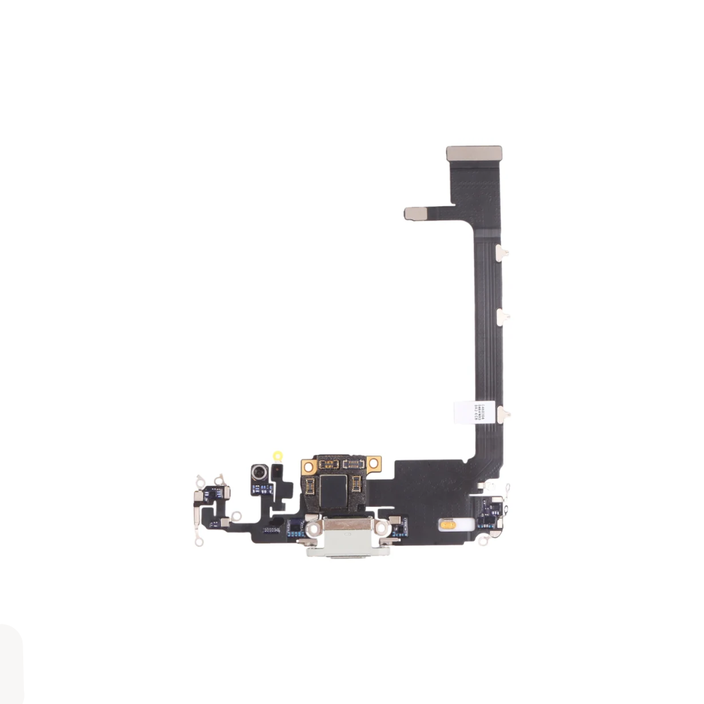 For Apple iPhone 11 Pro Replacement Charging Port Flex With Main Microphone (White) E-Tech61