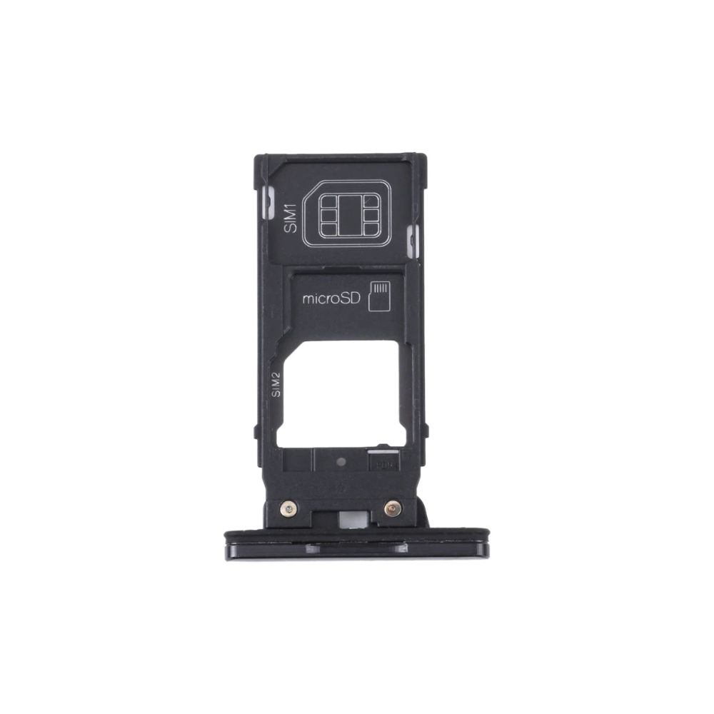 For Sony Xperia XZ2 Replacement Sim And Memory Card Tray (Black) E-Tech61