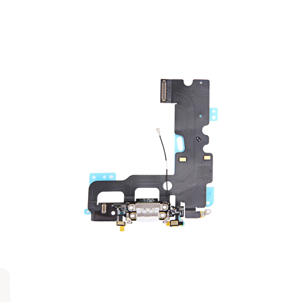 For Apple iPhone 7 Replacement Charging Port, Antenna & Microphone Flex - White (AM) E-Tech61