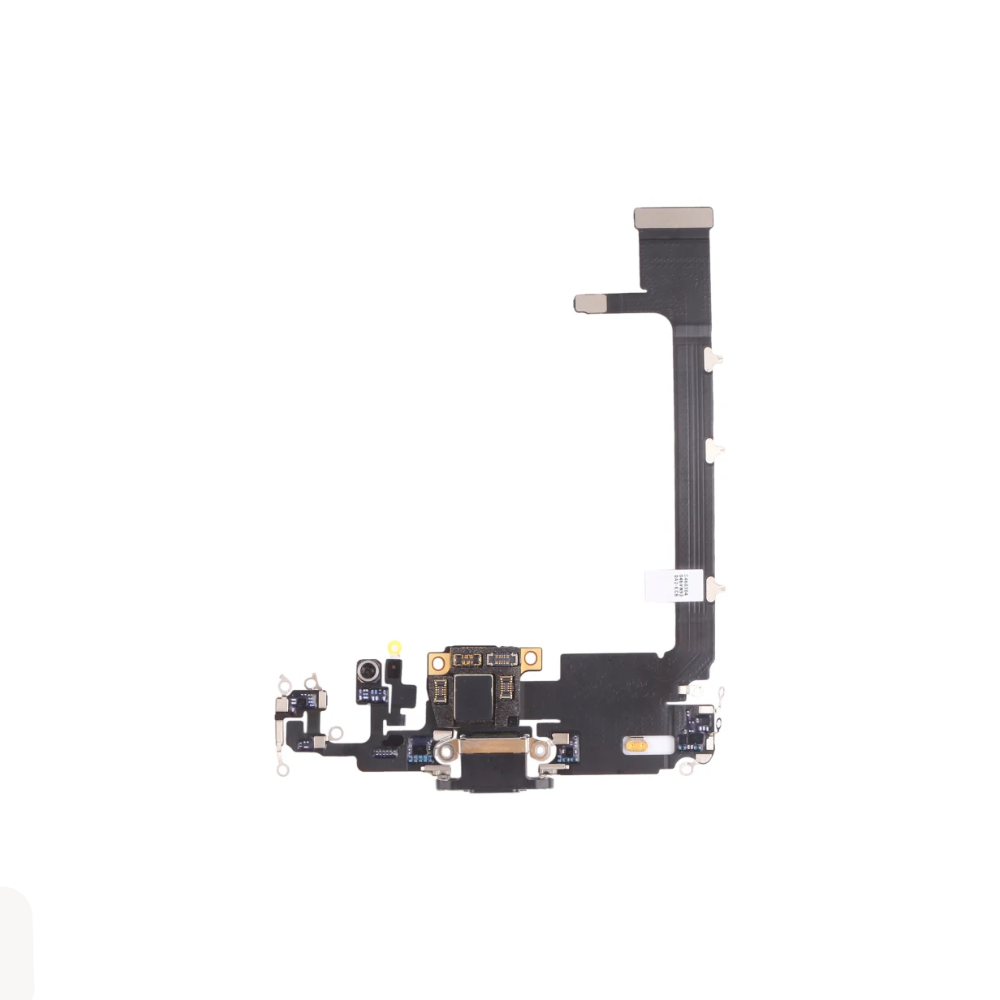 For Apple iPhone 11 Pro Max Replacement Charging Port Flex With Main Microphone and sub board (Black) E-Tech61