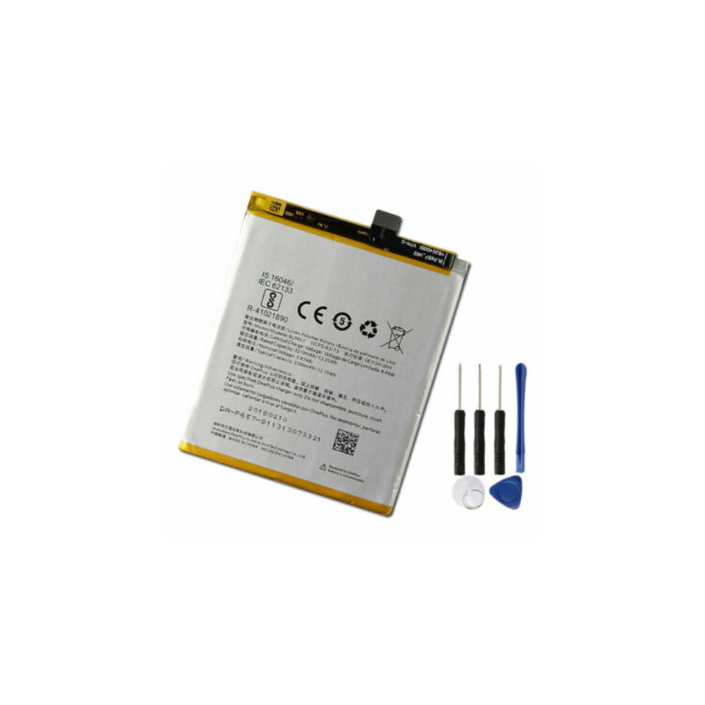 For OnePlus 6 Replacement Battery 3300mAh - BLP657 E-Tech61