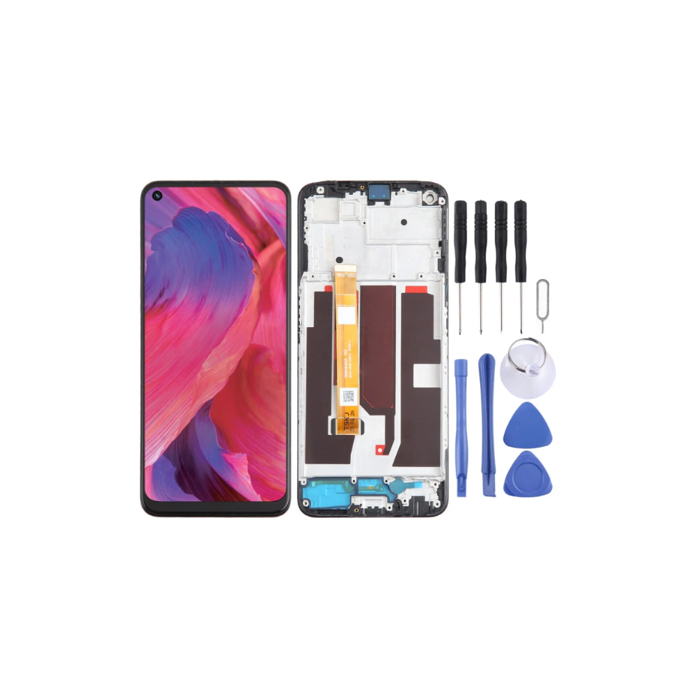 OPPO A54 5G LCD Screen & Touch Digitizer Replacement with Frame | E-Tech61