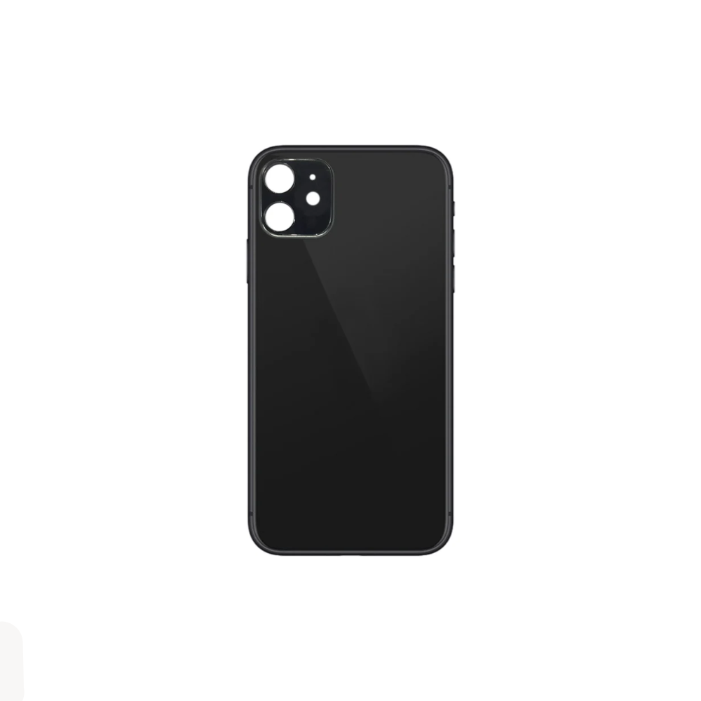 For Apple iPhone 11 Replacement Back Glass (Black) E-Tech61
