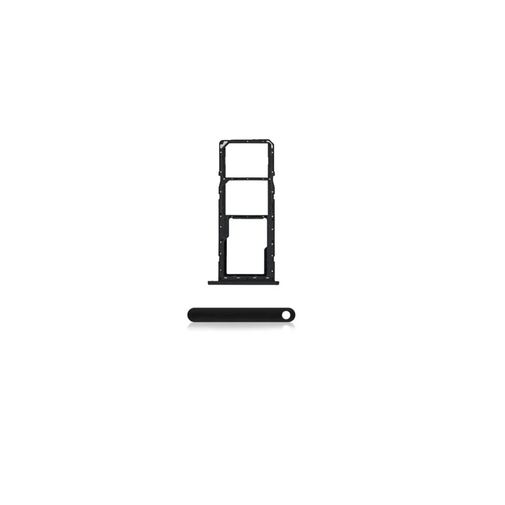 For Samsung Galaxy A11 A115F Replacement Dual Sim Card Tray (Black) E-Tech61