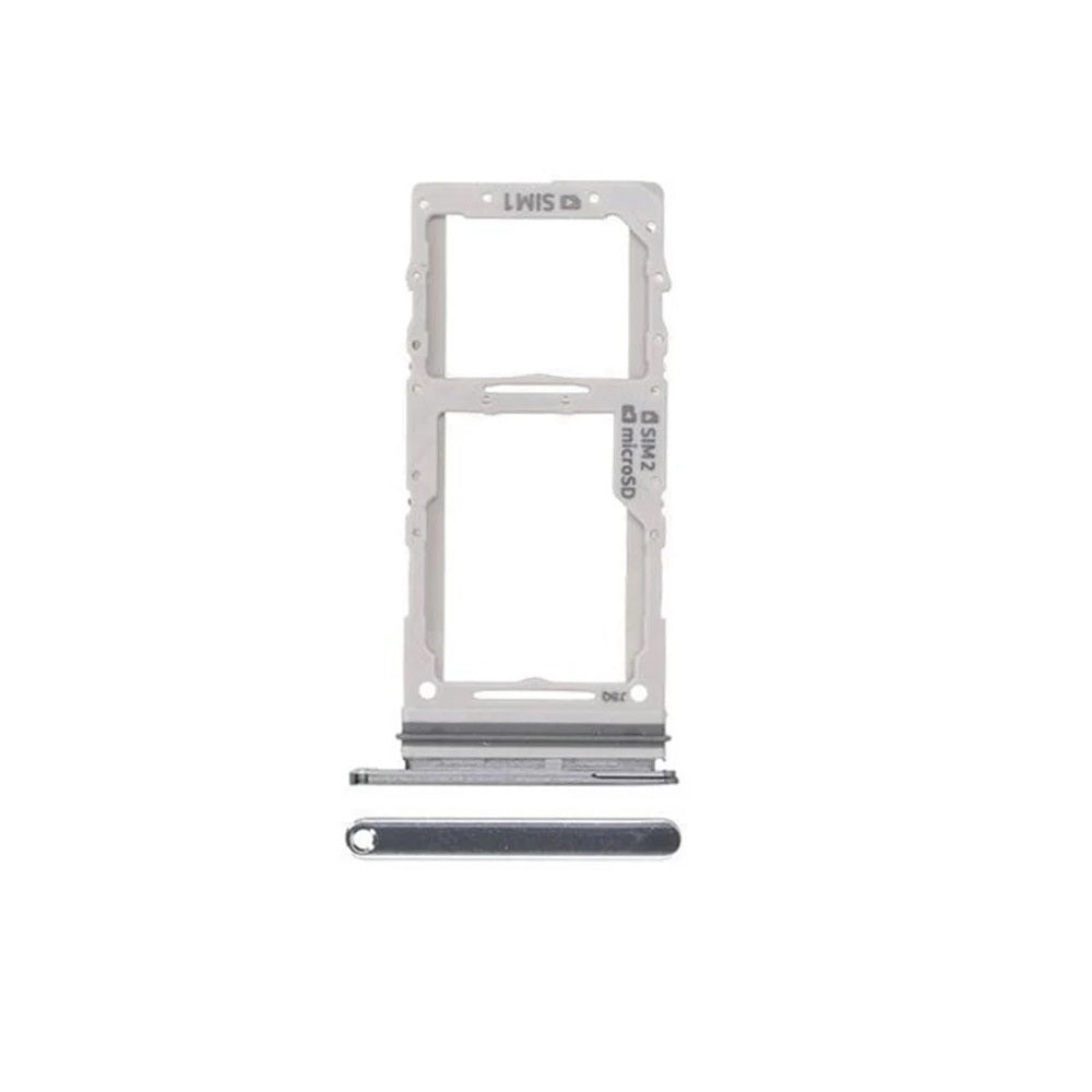 For Samsung Galaxy S20 Plus G985F Replacement Dual Sim Card Tray (Silver) E-Tech61