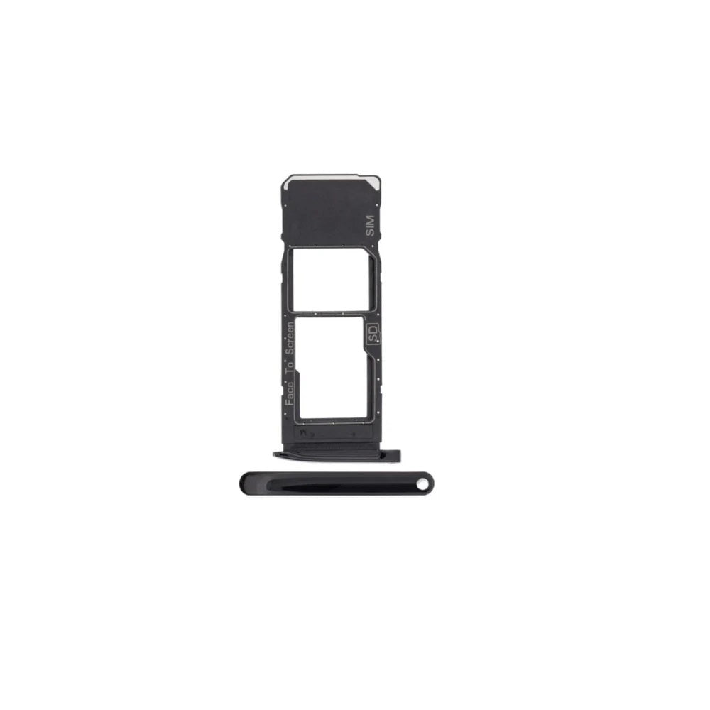 For Motorola Moto G7 Plus Replacement Sim Card Tray (Black) E-Tech61