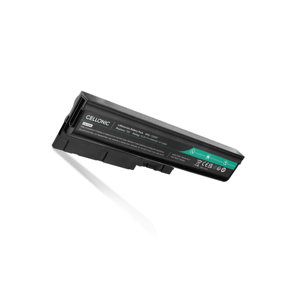 Lenovo ThinkPad T500 4400mAh 10.8V Replacement Battery | E-Tech61