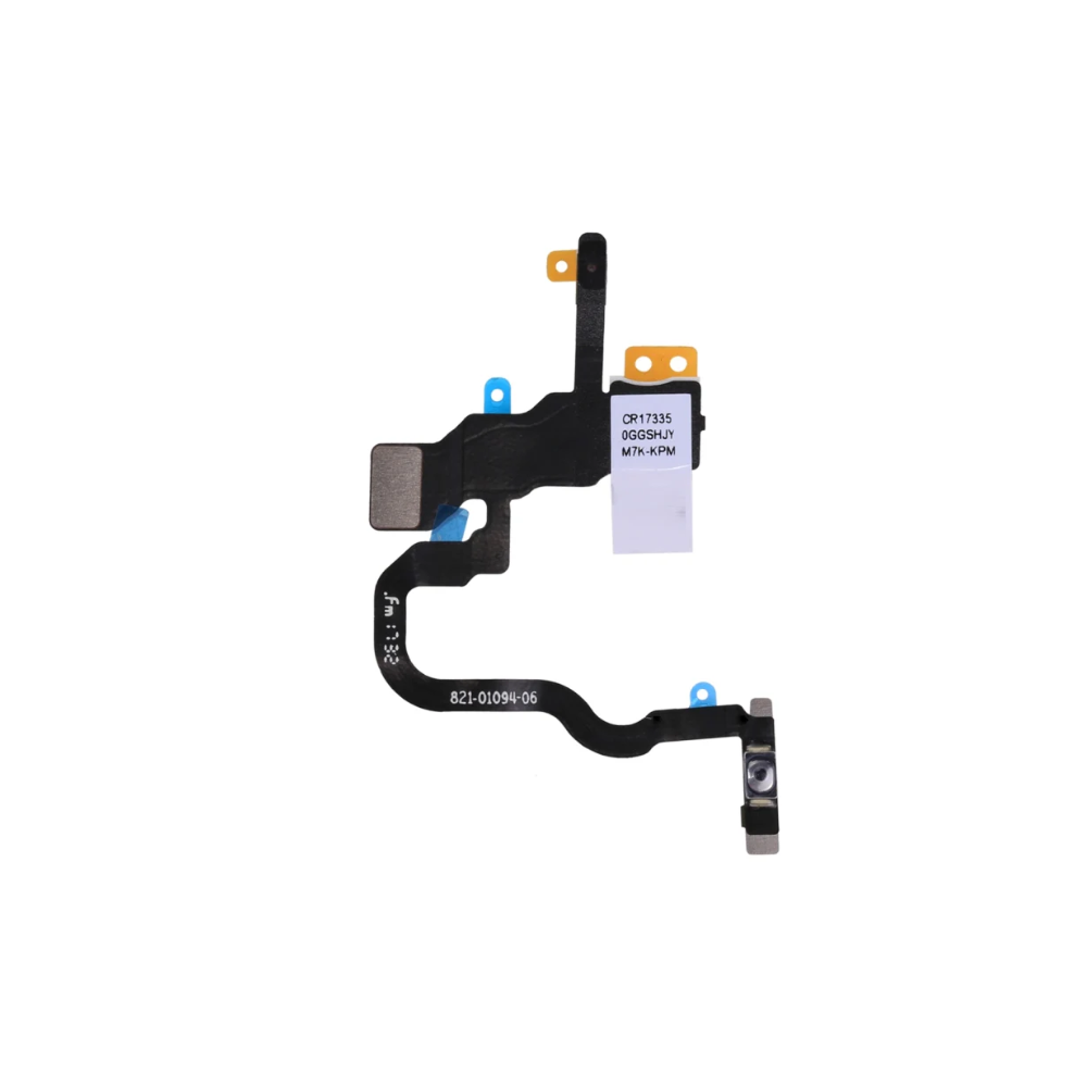 For Apple iPhone X Replacement Power and Top Microphone Flex with Flash E-Tech61