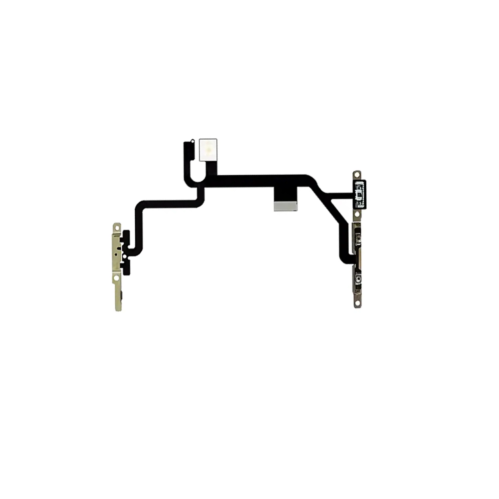 For iPhone 8 /SE2 ON OFF Power & Volume Button Flex Cable With Metal Bracket
