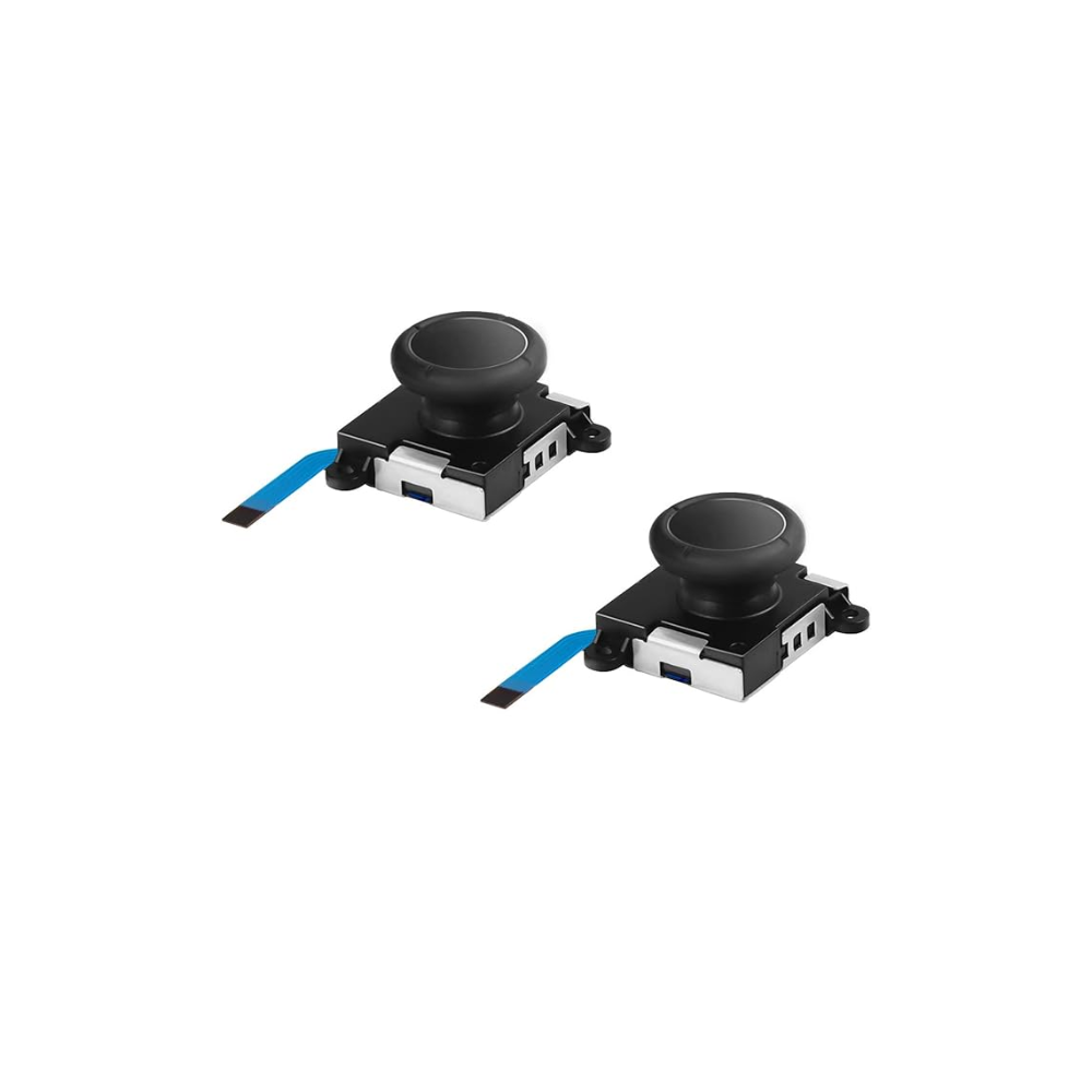 For Nintendo Switch Joy-con Controller Joy Stick Replacement 2X Pack OF 2 Black