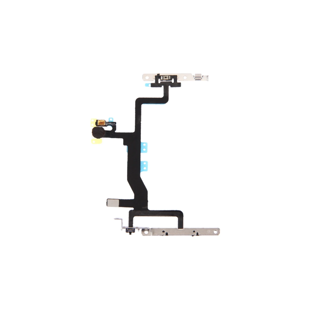 For Apple iPhone 7 Replacement Power, Volume and Mute Button Flex with Flash E-Tech61