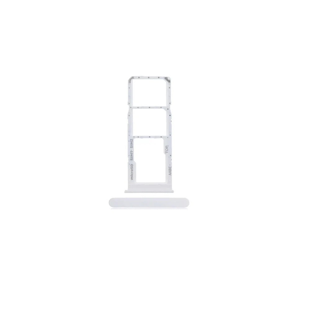For Samsung Galaxy A02 A022 Replacement Dual Sim Card Tray (White) E-Tech61