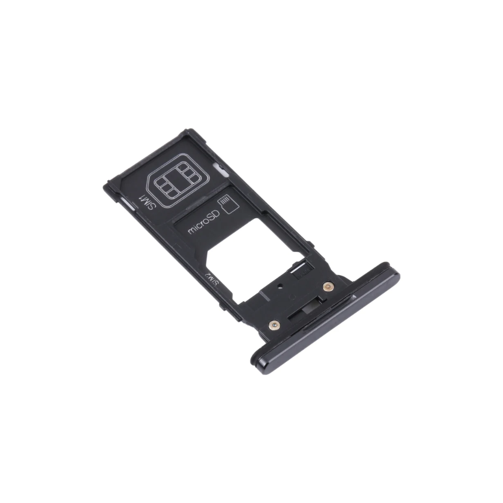 For Sony Xperia XZ2 Replacement Sim And Memory Card Tray (Black) E-Tech61