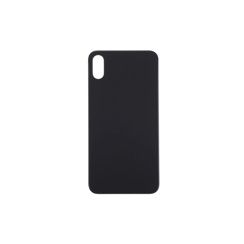 For Apple iPhone X Replacement Back Glass (Black) E-Tech61