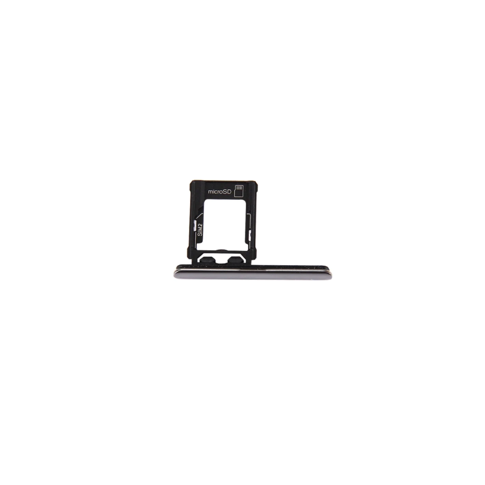 For Sony Xperia XZ Premium Replacement Memory Card Holder (Chrome) E-Tech61