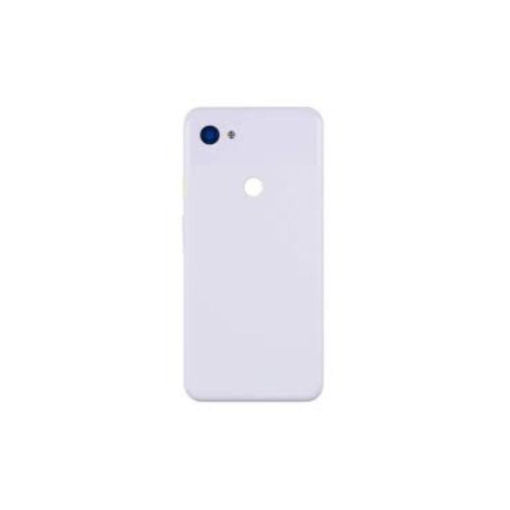 For Google Pixel 3XL Replacement Rear Battery Cover with Adhesive (White) E-Tech61