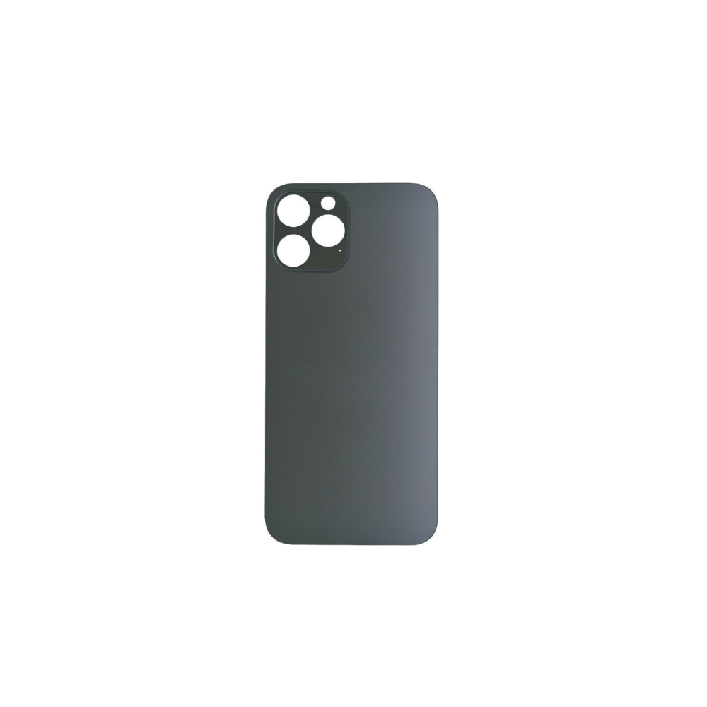 For Apple iPhone 12 Pro Max Replacement Back Glass (Black) E-Tech61