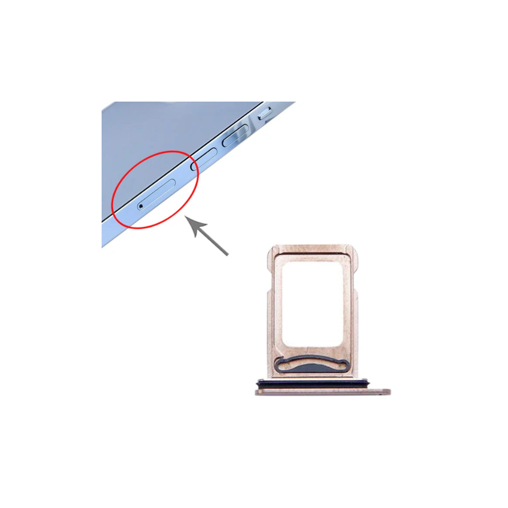 iPhone 13 Pro Max SIM Card Tray Replacement (Gold) | E-Tech61