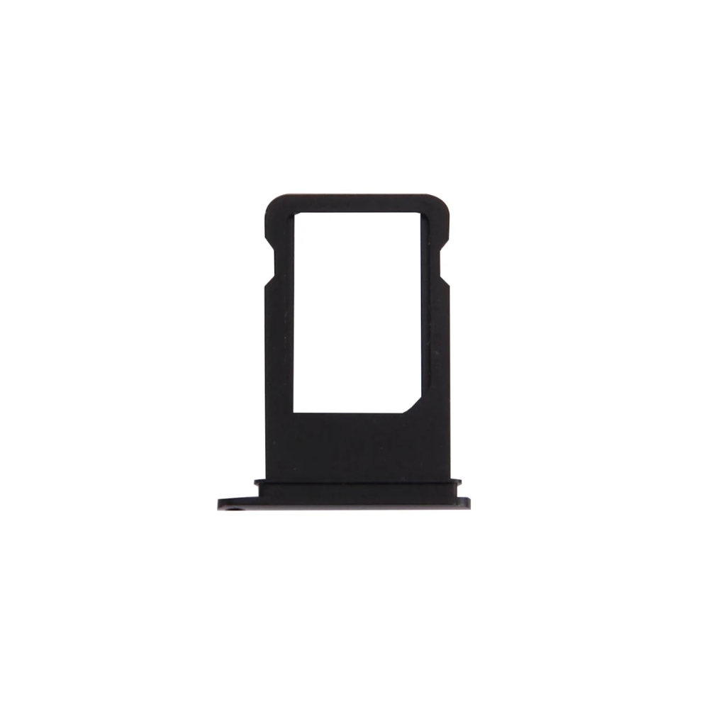 For Apple iPhone 7 Replacement Sim Card Tray - Matt Black E-Tech61