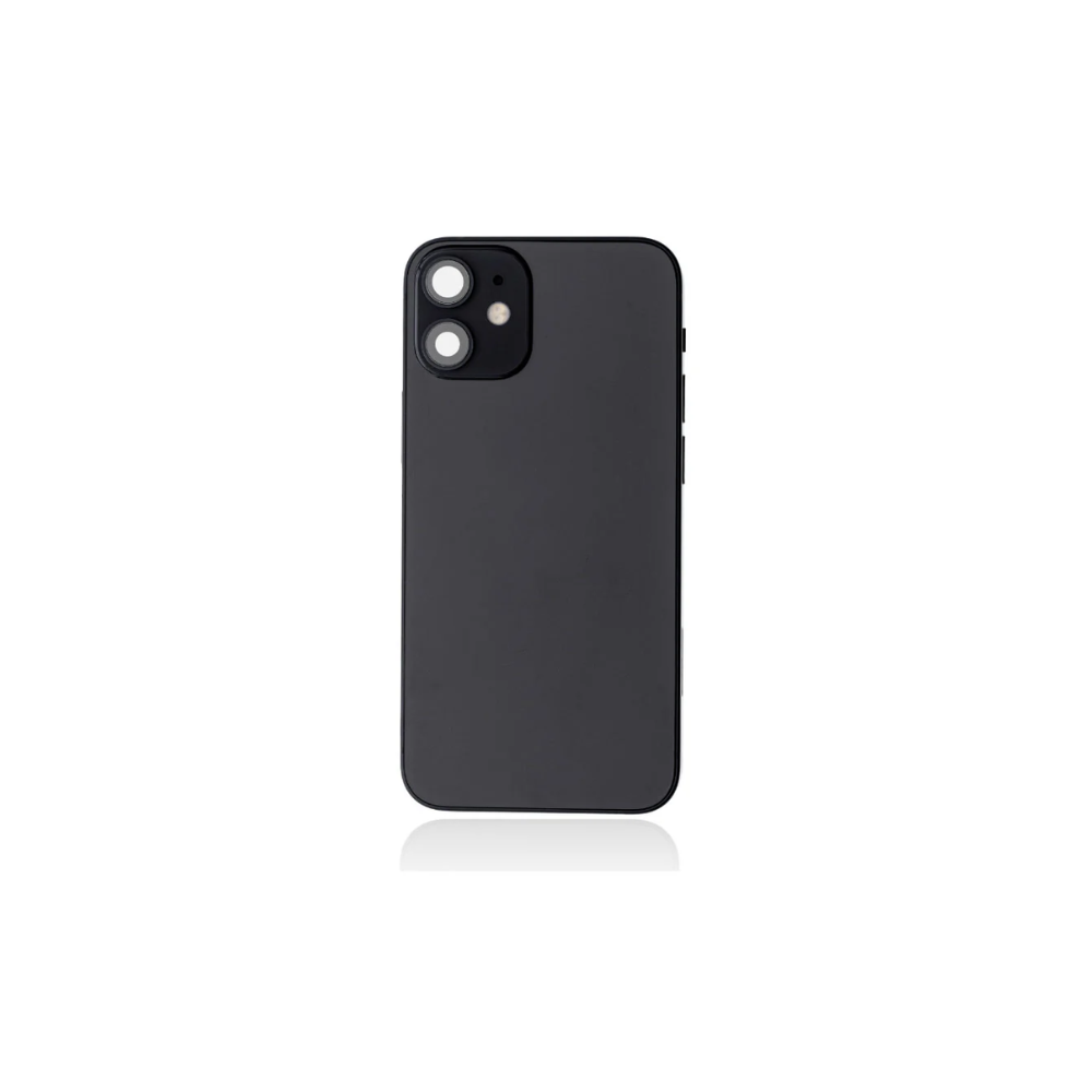 For Apple iPhone 12 Mini Replacement Back Glass (Black) E-Tech61