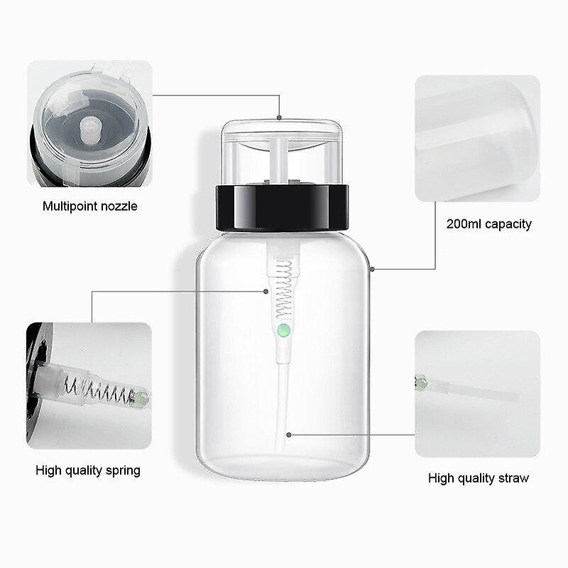 Nail Polish Remover Dispenser Empty Refillable Bottle | Nail Art | Nail Paint