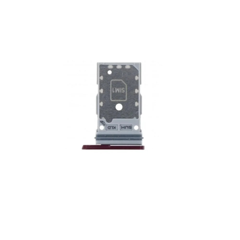 For Samsung Galaxy S22 Ultra G908B Replacement Sim Card Tray (Burgundy) E-Tech61