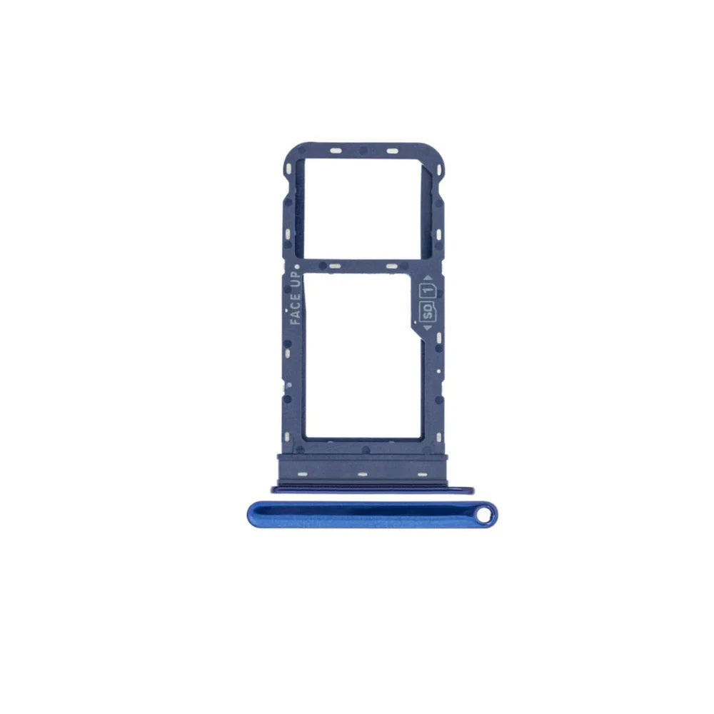 For Motorola Moto G8 Replacement Sim Card Tray (Capri Blue) E-Tech61