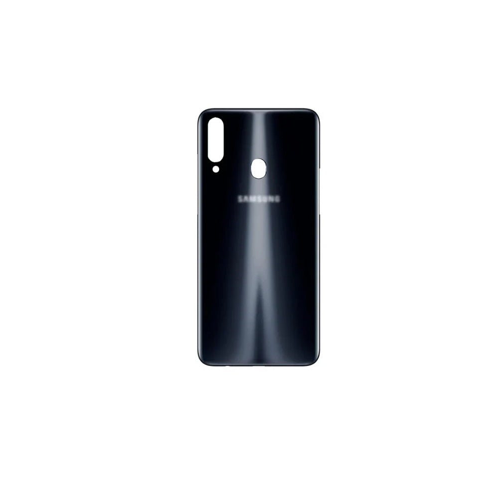 For Samsung Galaxy A20s A207 Replacement Rear Battery Cover with Adhesive (Black) E-Tech61