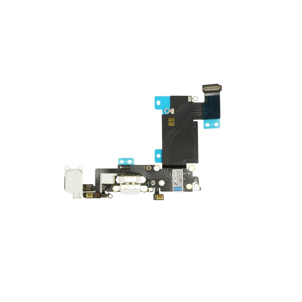 For Apple iPhone 6S Plus Replacement Charging Port, Headphone Jack & Microphone Flex - White E-Tech61