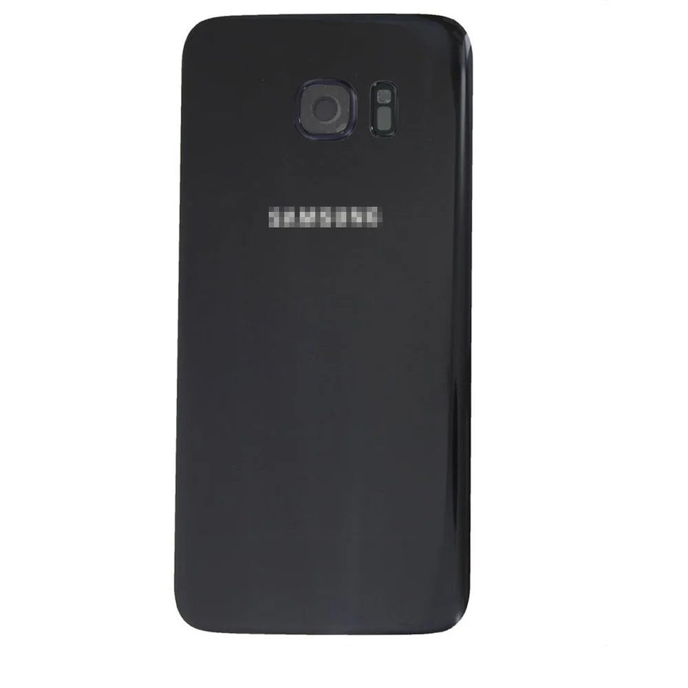 For Samsung Galaxy S7 Edge Replacement Rear Battery Cover with Adhesive (Black) E-Tech61
