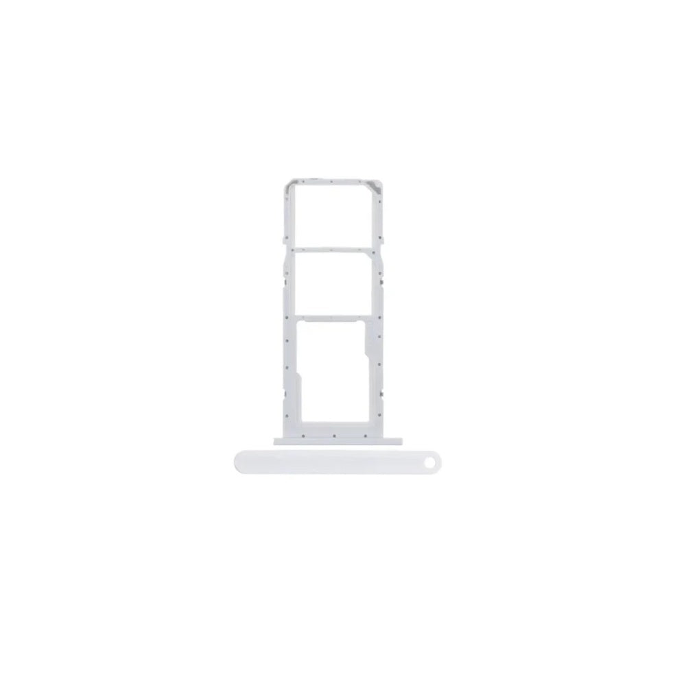 For Samsung Galaxy A02s A025 Replacement Dual Sim Card Tray (White) E-Tech61