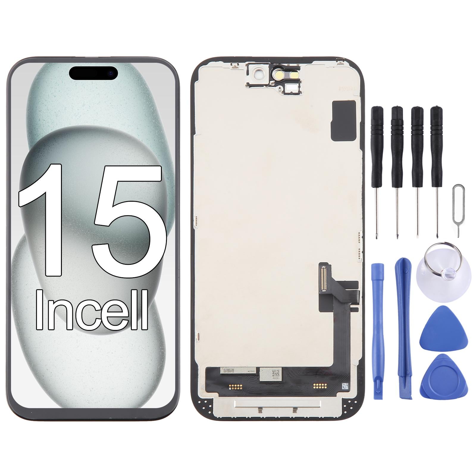 For iPhone 15 LCD Incell Display Screen Replacement 3D Touch Digitizer