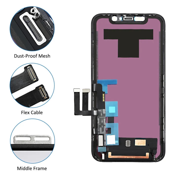 iPhone 11 Replacement Retina LCD Screen and Free Screen Protector