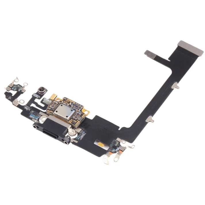 For Apple iPhone 11 Pro Replacement Charging Port Flex With Main Microphone (Black) E-Tech61