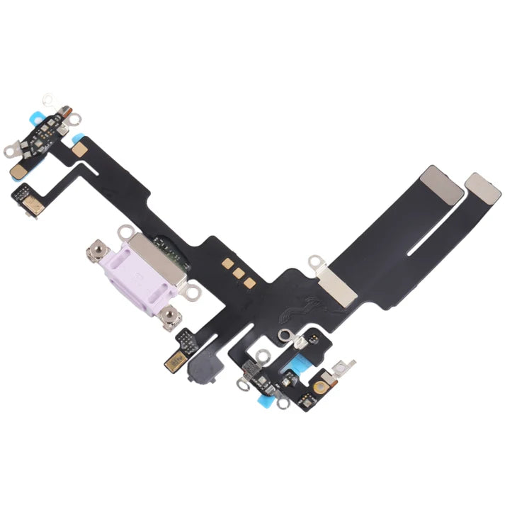 For iPhone 14 Purple Charging Port Flex Microphone Original With IC