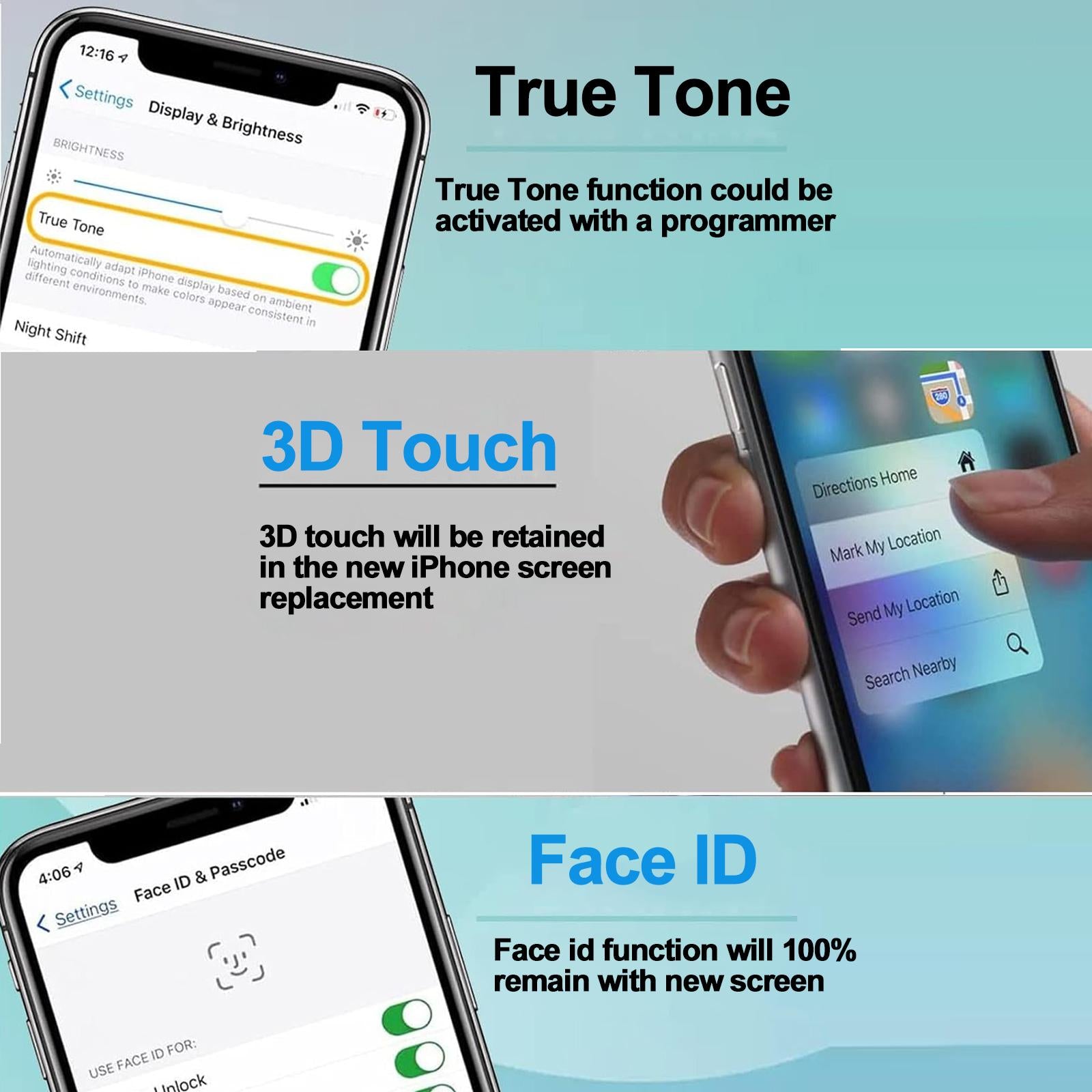 Apple iPhone 17 OLED Screen Replacement Display | E-TECH61