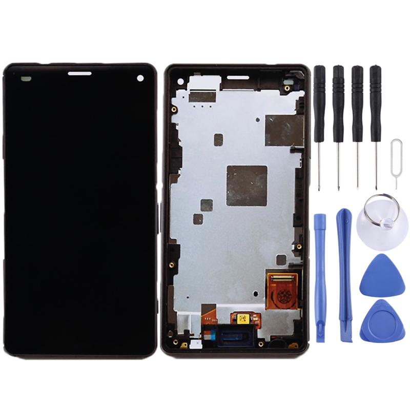 Sony Xperia Z3 Compact (D5803) Screen Replacement – With Frame (Black)