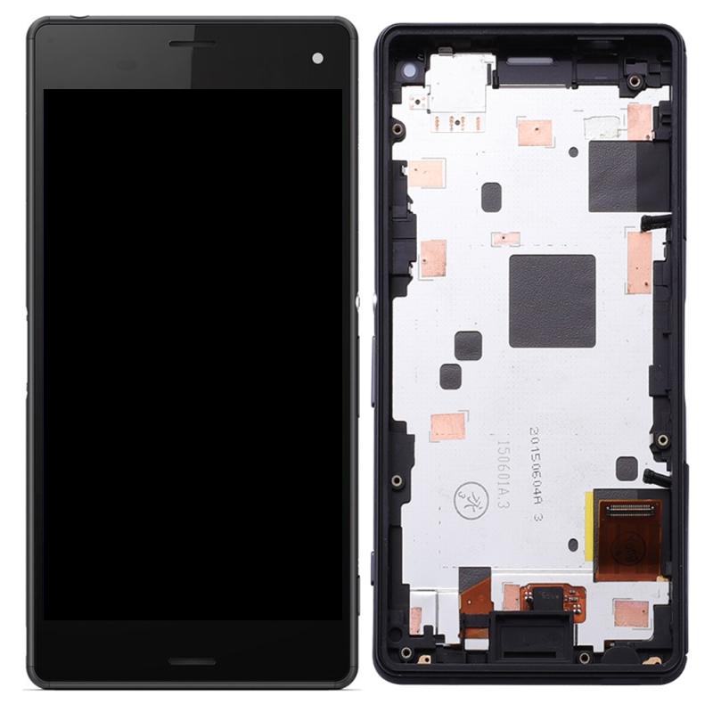 Sony Xperia Z3 Compact (D5803) Screen Replacement – With Frame (Black)