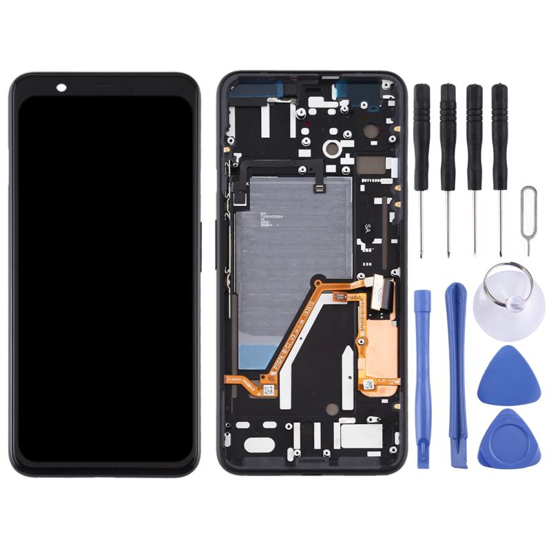 Google Pixel 4 XL Screen Replacement – With Frame (Black)