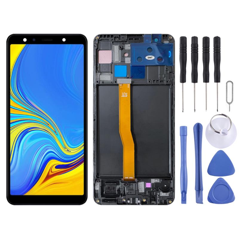 Samsung Galaxy A7 (2018) (SM-A750) Screen Replacement – With Frame