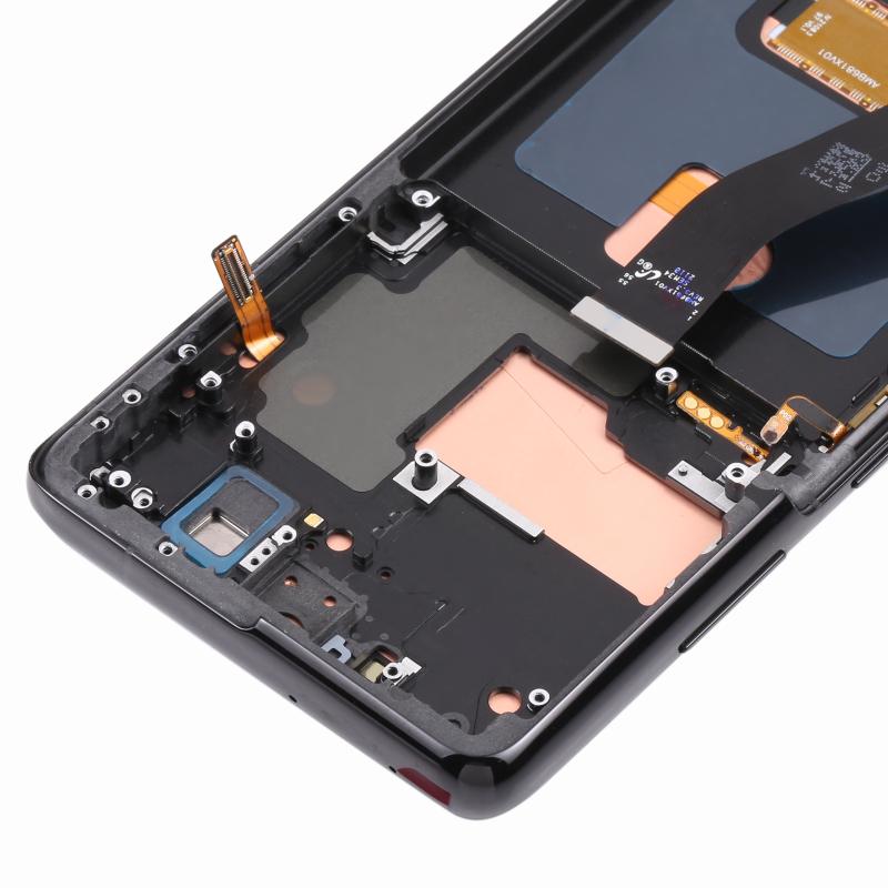 Samsung Galaxy S21 Ultra 5G (SM-G998B) OLED Screen Replacement – With Frame (Black)