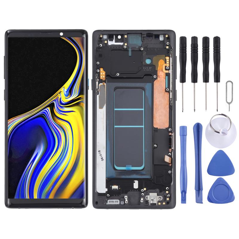 Samsung Galaxy Note9 (SM-N960) OLED Screen Replacement – With Frame (Black)
